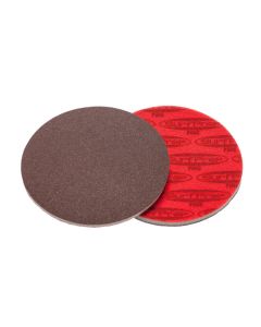 5" Disc 5 mm Thick, Premium Red A/O Foam Abrasives